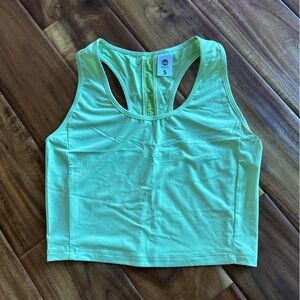 Lime Green Senita Crop Top